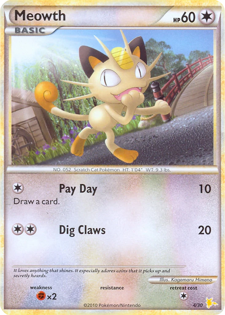 Meowth — carta Pokémon TCG