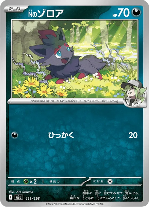 N's Zorua – Carta Pokémon TCG