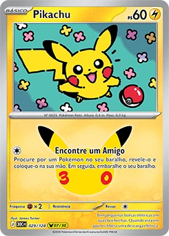Pikachu — carta Pokémon TCG