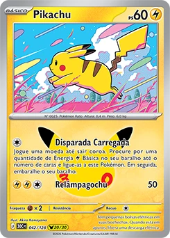 Pikachu — carta Pokémon TCG