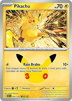 Pikachu — carta Pokémon TCG