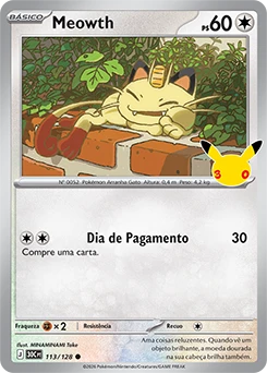 Meowth — carta Pokémon TCG