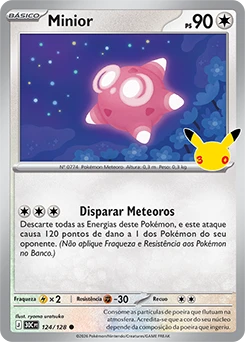 Minior — carta Pokémon TCG
