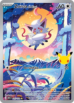 Zorua de Hisui — carta Pokémon TCG