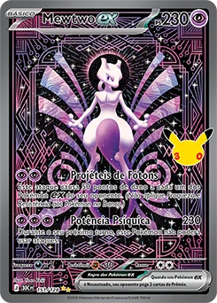 Mewtwo ex — carta Pokémon TCG