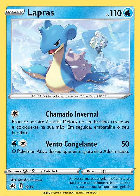Lapras — carta Pokémon TCG