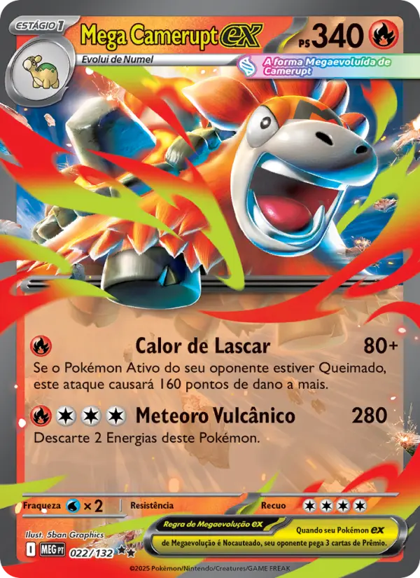 Mega Camerupt ex – Pokémon TCG