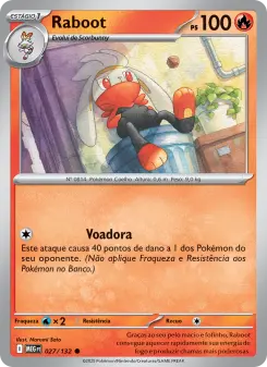 Raboot – Carta Pokémon TCG