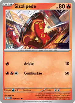 Sizzlipede – Carta Pokémon TCG