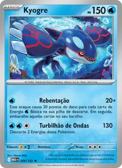 Kyogre – Carta Pokémon TCG