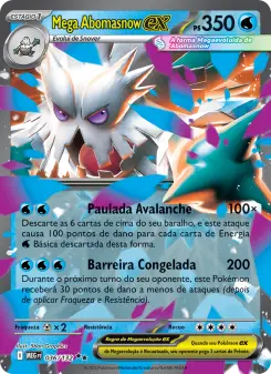 Mega Abomasnow ex – Carta Pokémon TCG