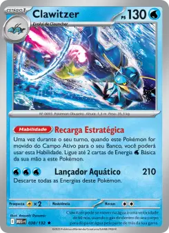 Clawitzer – Carta Pokémon TCG