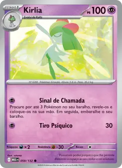 Kirlia – Carta Pokémon TCG