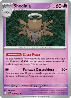 Shedinja – Carta Pokémon TCG