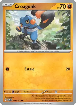 Croagunk – Carta Pokémon TCG