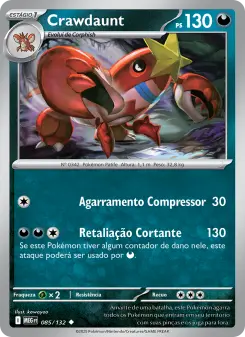 Crawdaunt – Carta Pokémon TCG