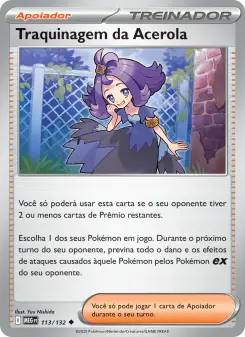 Traquinagem da Acerola – Carta Pokémon TCG