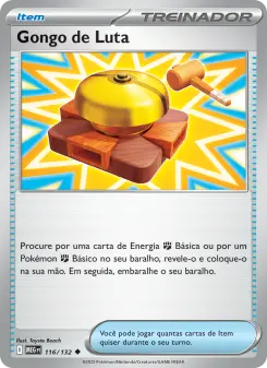 Gongo de Luta – Carta Pokémon TCG