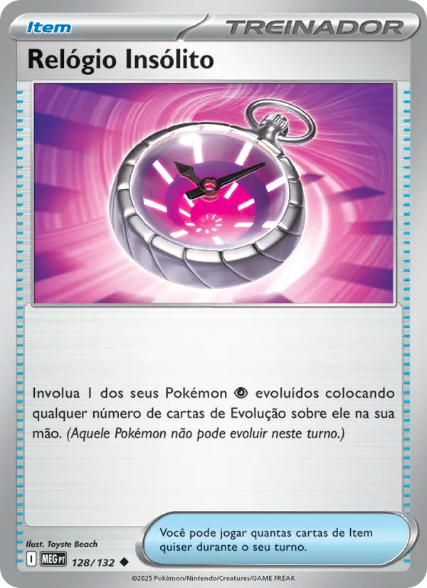 Relógio Insólito – Pokémon TCG