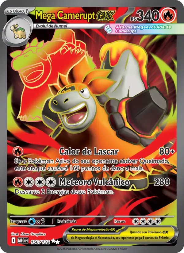 Mega Camerupt ex – Pokémon TCG