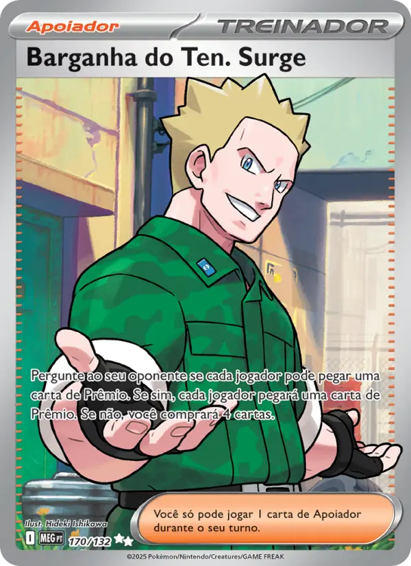 Barganha do Ten. Surge – Pokémon TCG