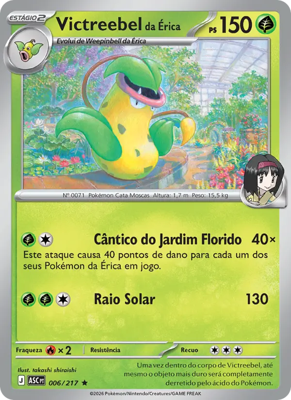Victreebel da Érica – Pokémon TCG
