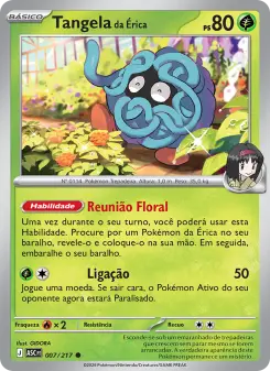 Tangela da Érica – Carta Pokémon TCG
