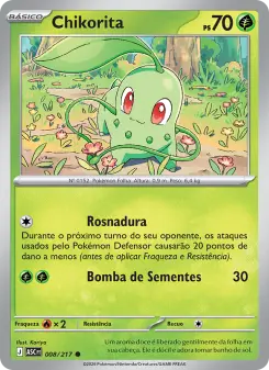 Chikorita – Carta Pokémon TCG