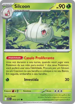 Silcoon – Carta Pokémon TCG