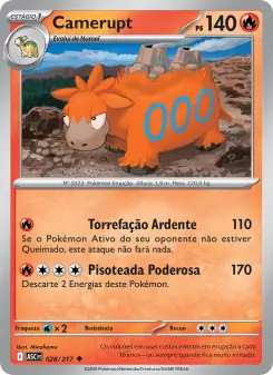 Camerupt – Carta Pokémon TCG