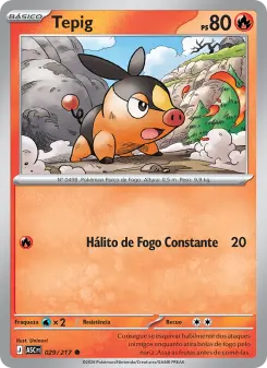 Tepig – Carta Pokémon TCG