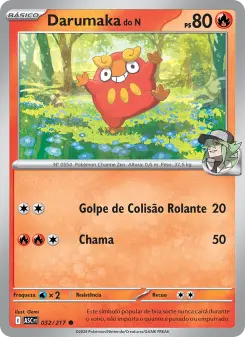 Darumaka do N – Carta Pokémon TCG