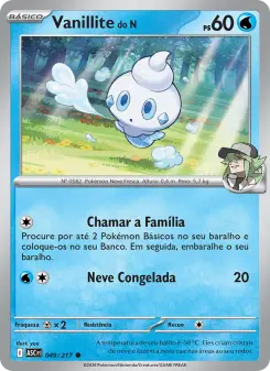 Vanillite do N – Carta Pokémon TCG