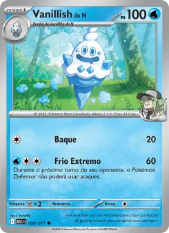 Vanillish do N – Carta Pokémon TCG