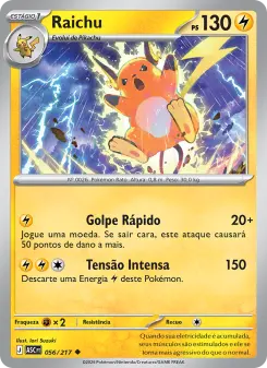 Raichu – Carta Pokémon TCG