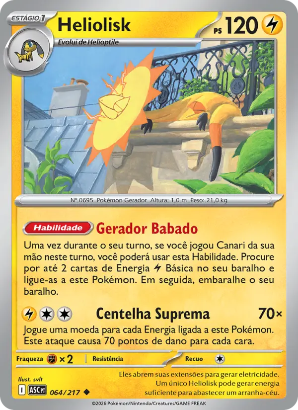 Heliolisk – Pokémon TCG