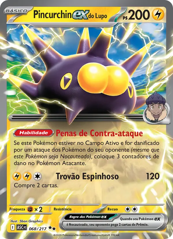 Pincurchin ex do Lupo – Pokémon TCG