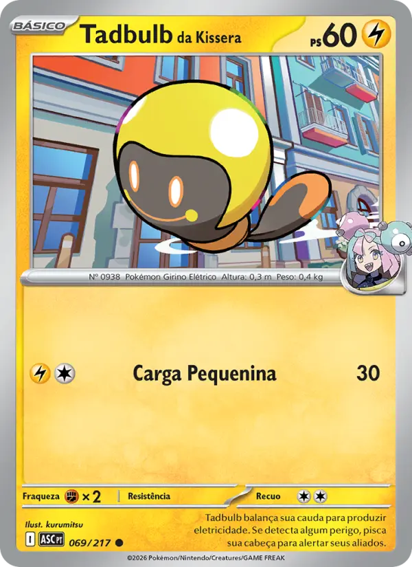 Tadbulb da Kissera – Pokémon TCG