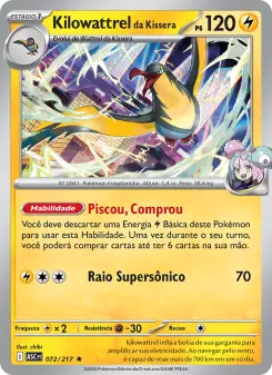 Kilowattrel da Kissera – Carta Pokémon TCG
