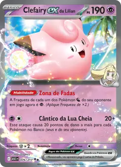 Clefairy ex da Lílian – Carta Pokémon TCG