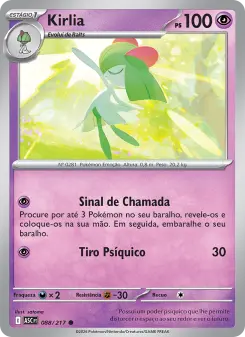 Kirlia – Carta Pokémon TCG