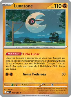 Lunatone – Carta Pokémon TCG