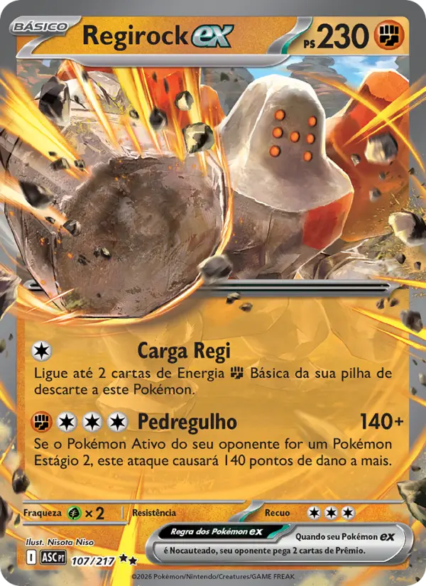 Regirock ex – Pokémon TCG