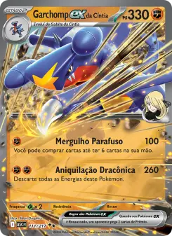 Garchomp ex da Cíntia – Carta Pokémon TCG
