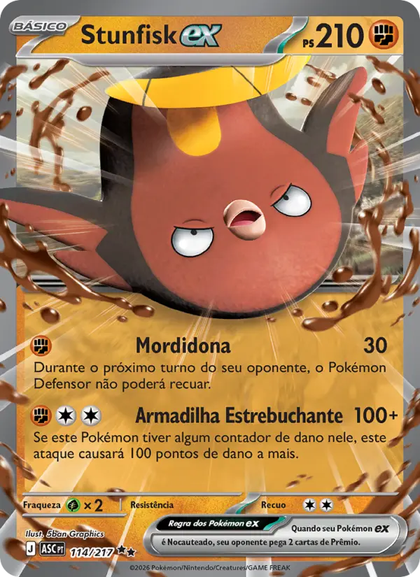 Stunfisk ex – Pokémon TCG
