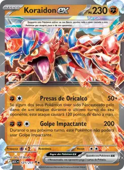 Koraidon ex – Carta Pokémon TCG