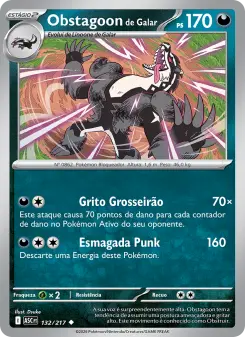 Obstagoon de Galar – Carta Pokémon TCG