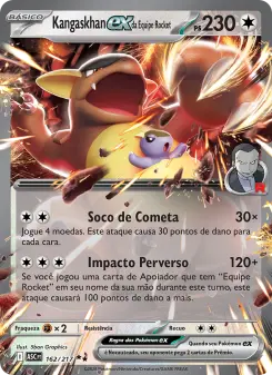 Kangaskhan ex da Equipe Rocket – Carta Pokémon TCG