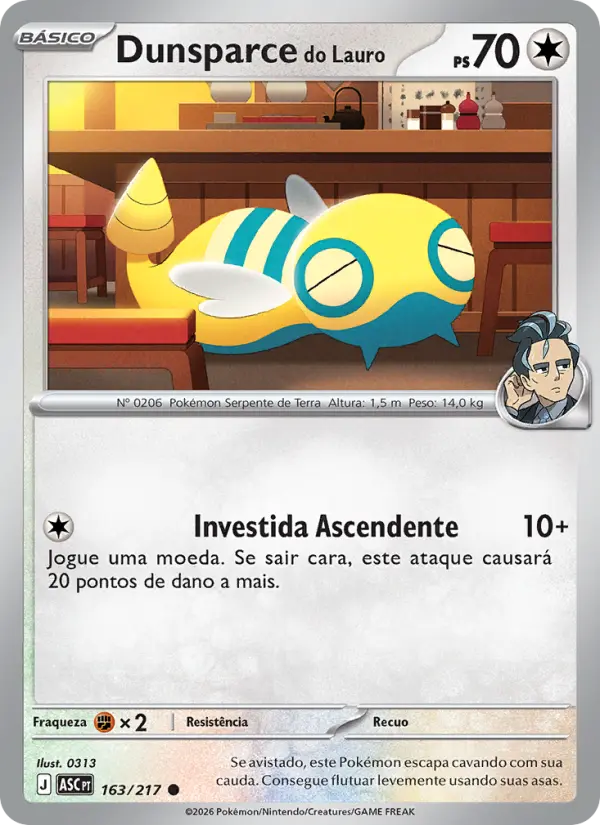 Dunsparce do Lauro – Pokémon TCG