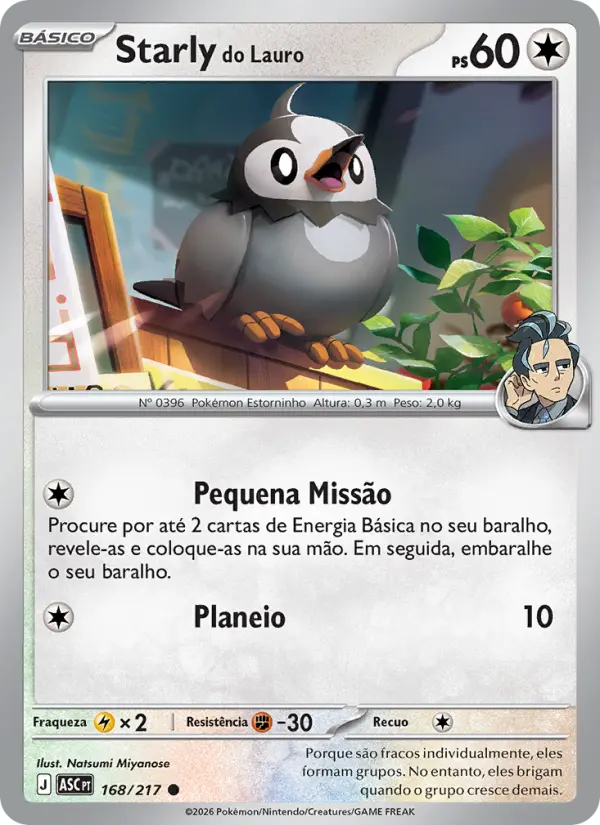 Starly do Lauro – Pokémon TCG